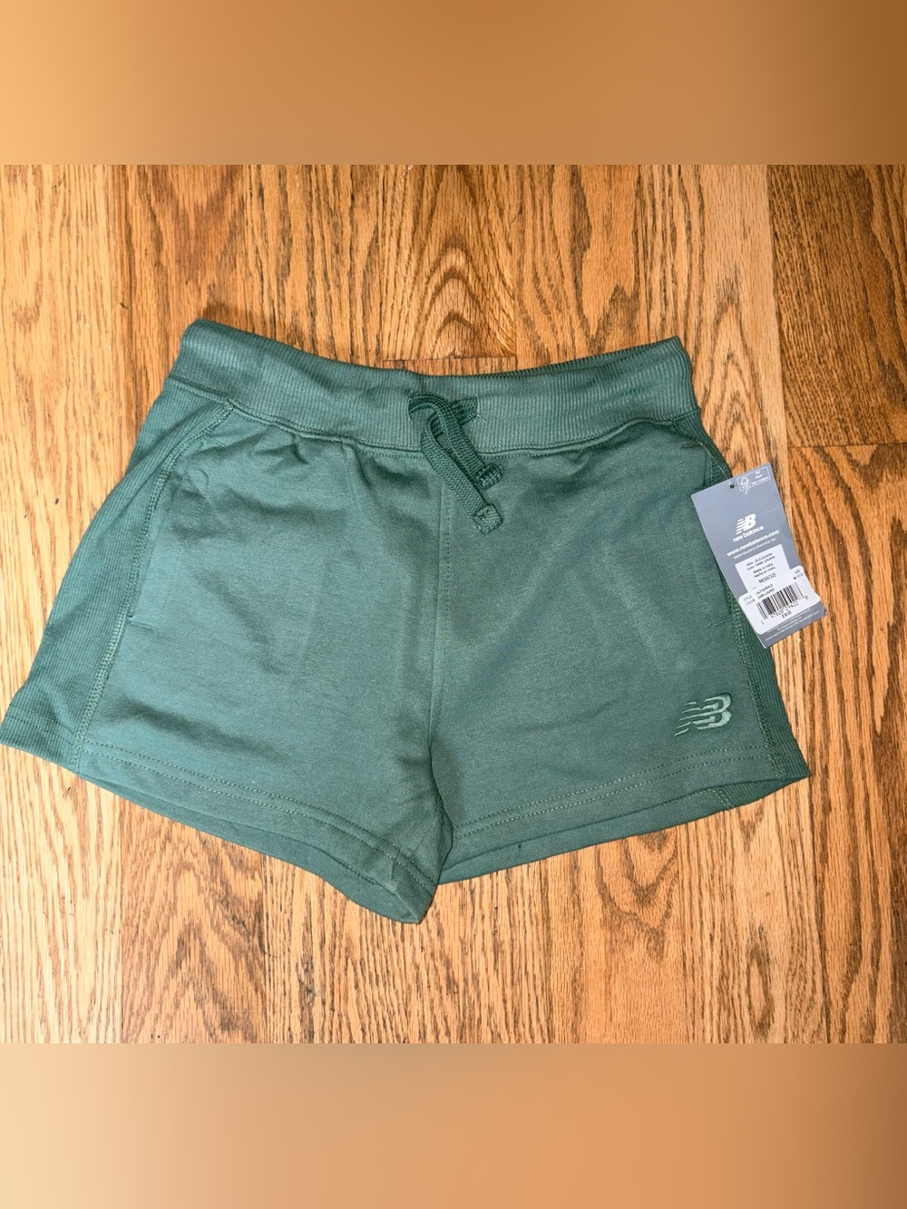 New Balance Women's Forest Green Athletic Drawstring Shorts